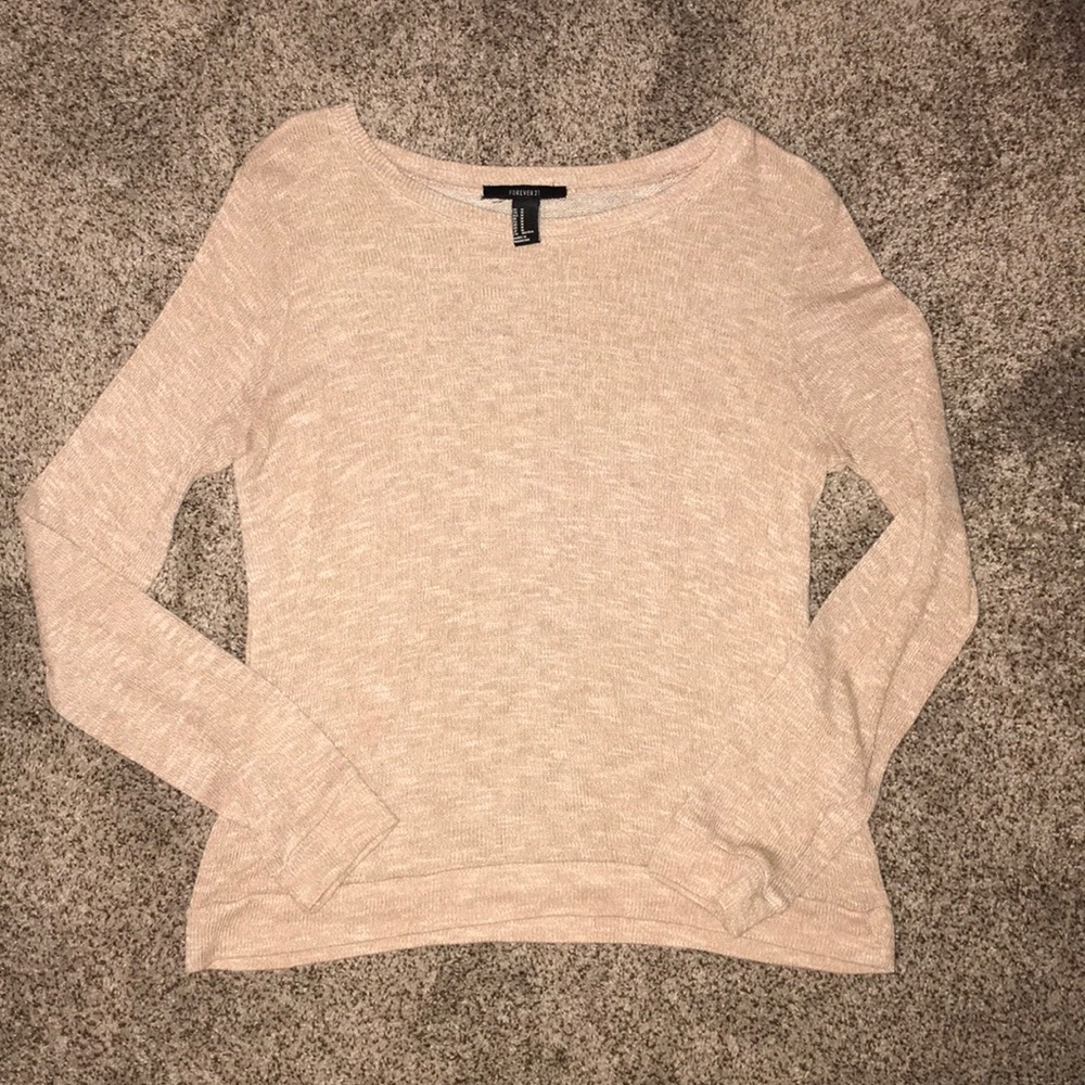 Blush long sleeve top size M